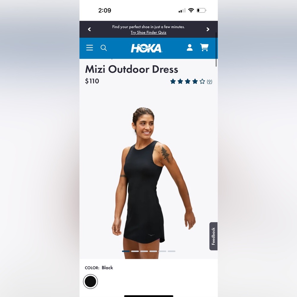 Hoka one mini dress XS